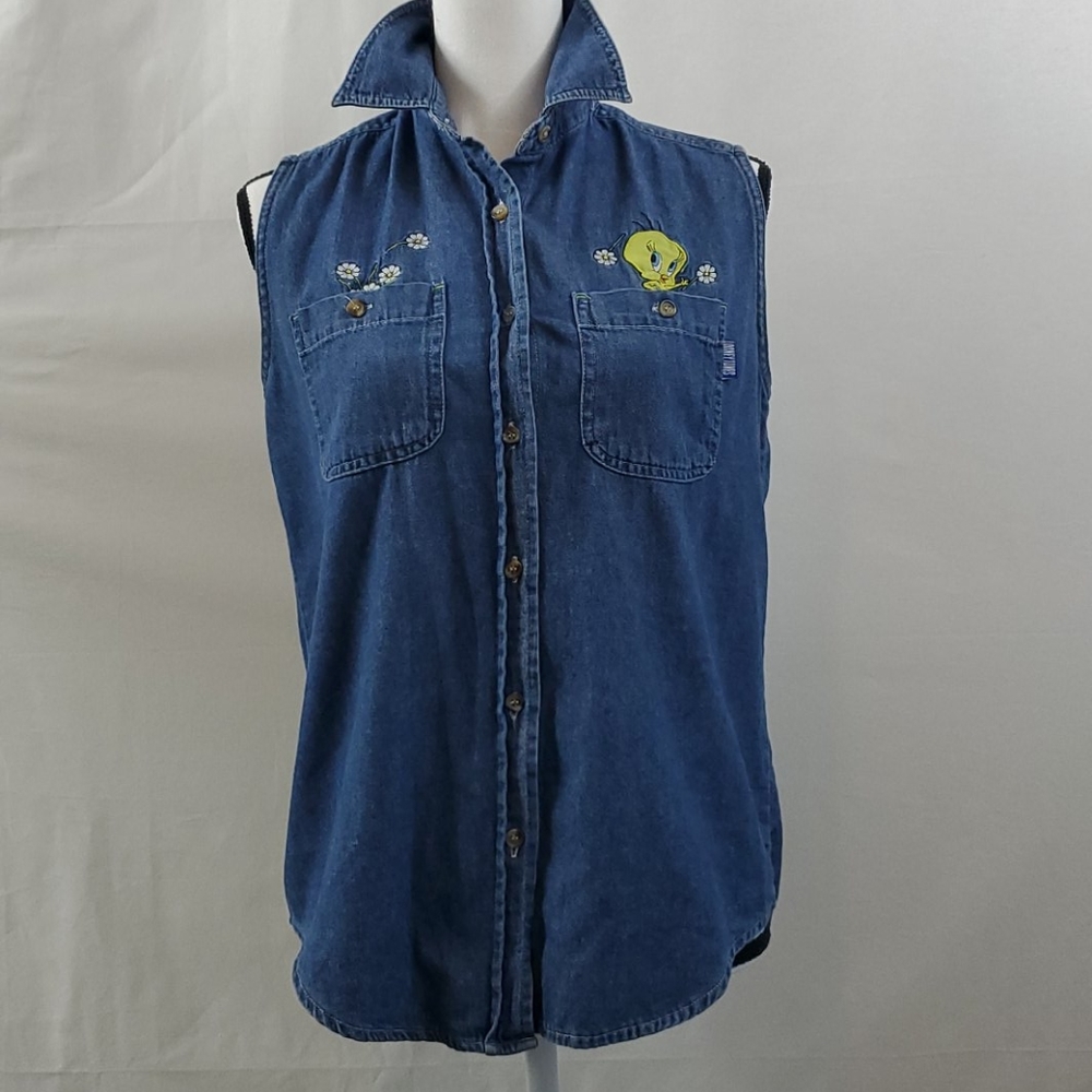 Retro Looney Tunes Embroidered shirt